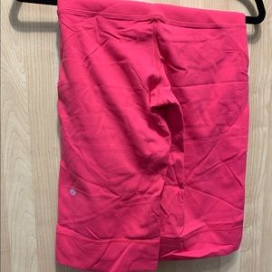 Pink Lululemon long biker shorts capris size 2 $38